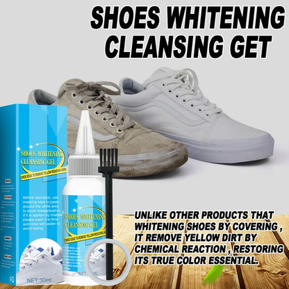 Shoe whitening cleaning gel