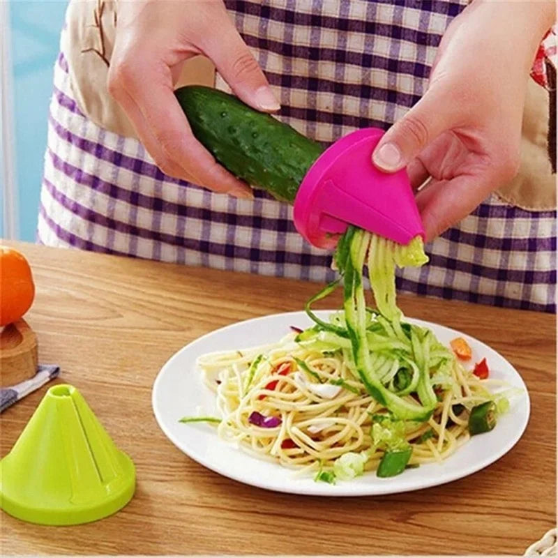 Multi-Function Vegetable and Fruit Spiral Shredder